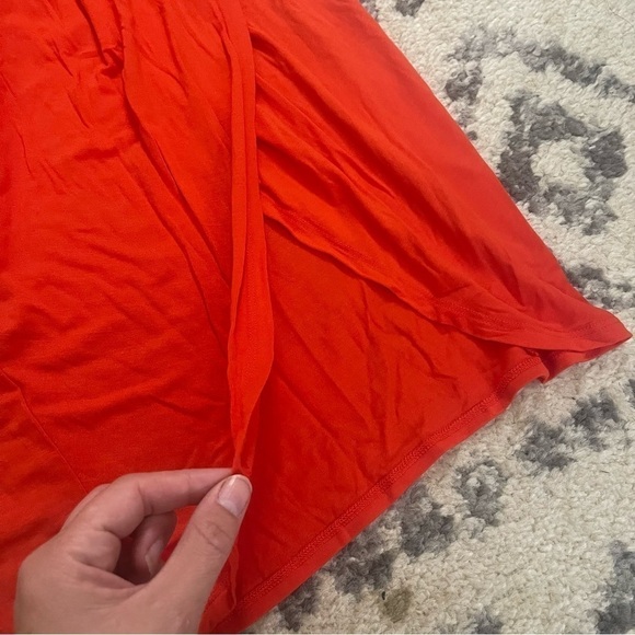 A New Day Modal Stretch Wrap Orange Skirt medium - Picture 5 of 12